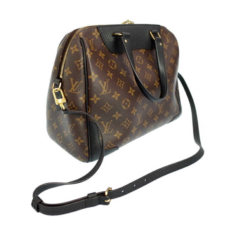 Louis Vuitton Brown Retiro Bag Monogram Leather